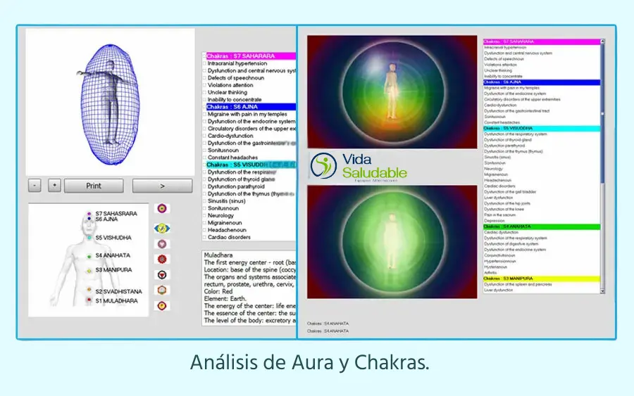 Análisis Aura y Chakras Vida Saludable